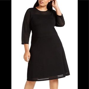 NWOT CALVIN KLEIN Sweater dress, cut out details